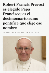 “Robert Francis Prevost Elegido Papa: Un Nuevo Comienzo para la Iglesia como León XIV”